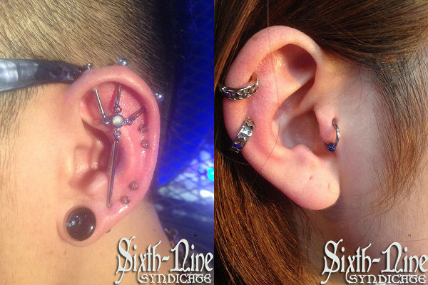 様々なピアッシングに対応