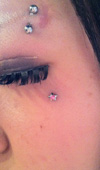 アンチアイブロー　ボディピアス